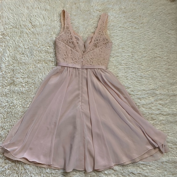 Mori Lee Formal Dress Size 14 Blush/Nude Color - Picture 3 of 9